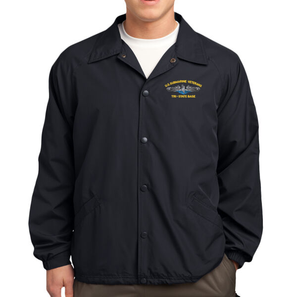 Tri-State Base Submarine Veterans Sideline Jacket Left Chest Thumbnail